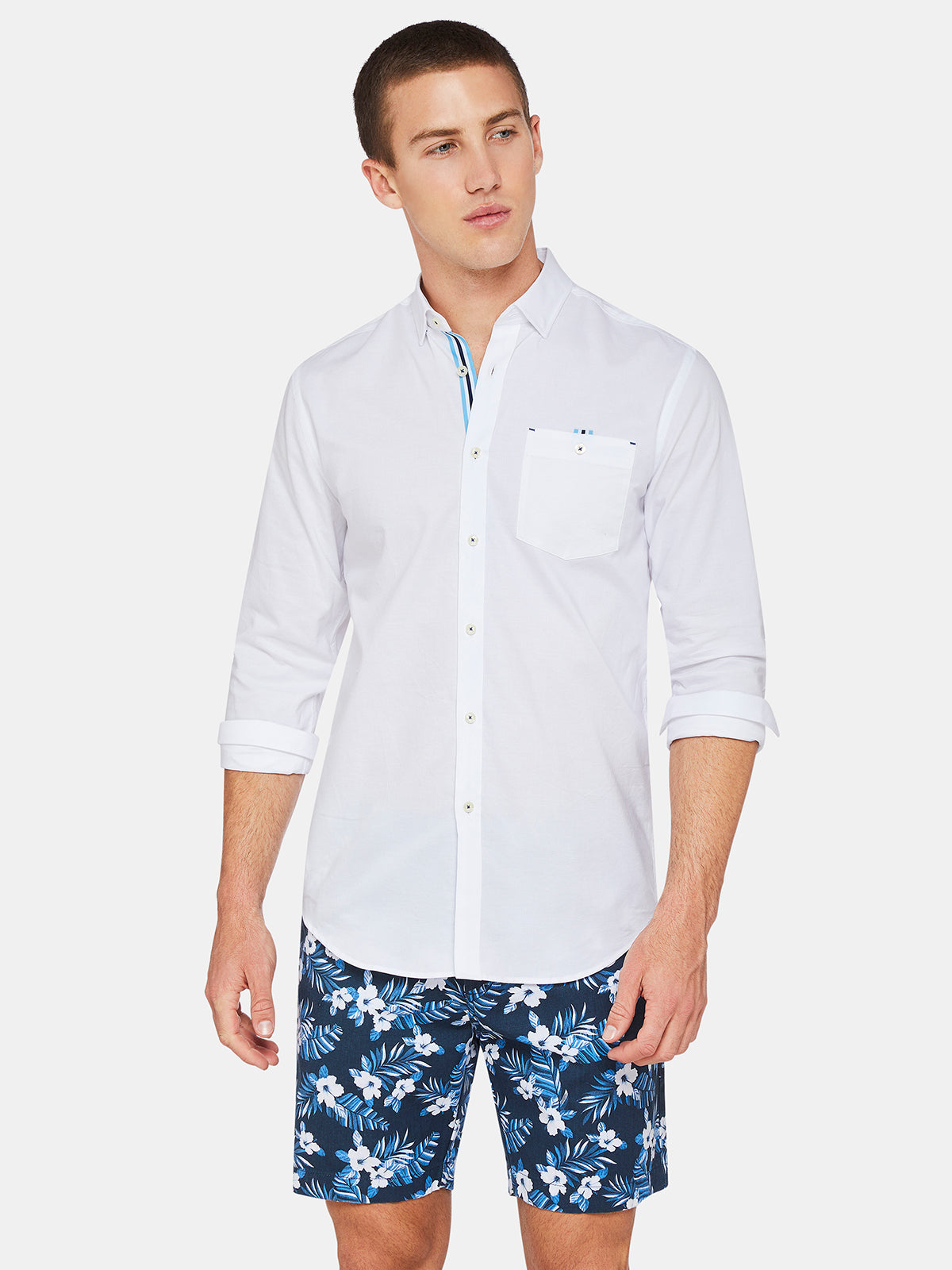 STRATTON TRIM DETAIL SHIRT