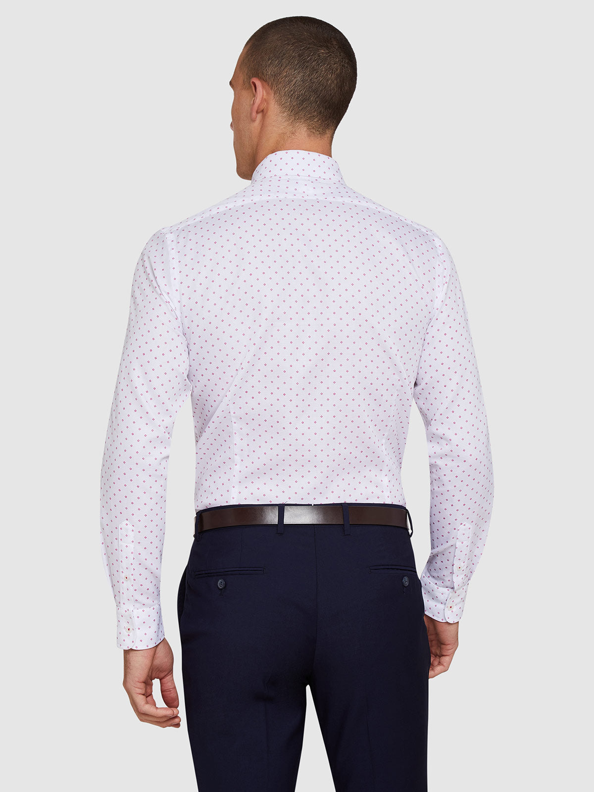 BECKTON DOBBY PRINT LUXURY SHIRT