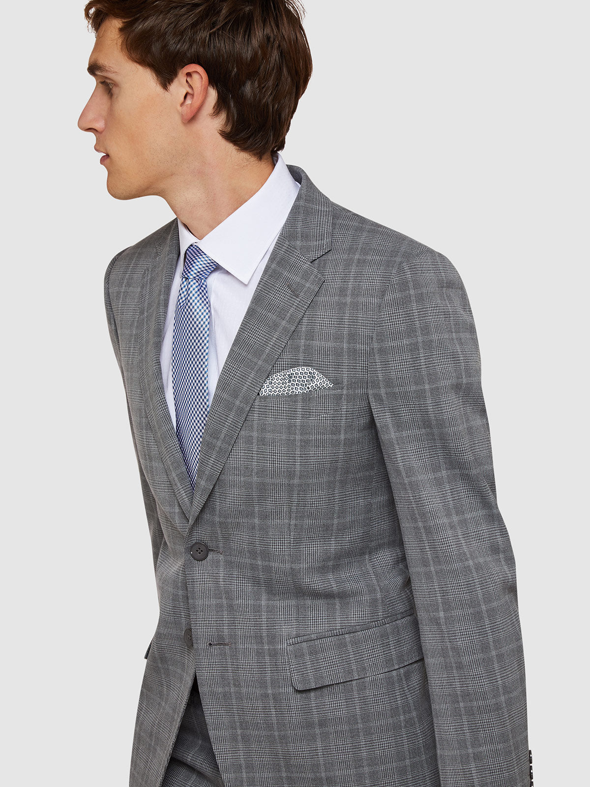 AUDEN ECO CHECKED SUIT JACKET