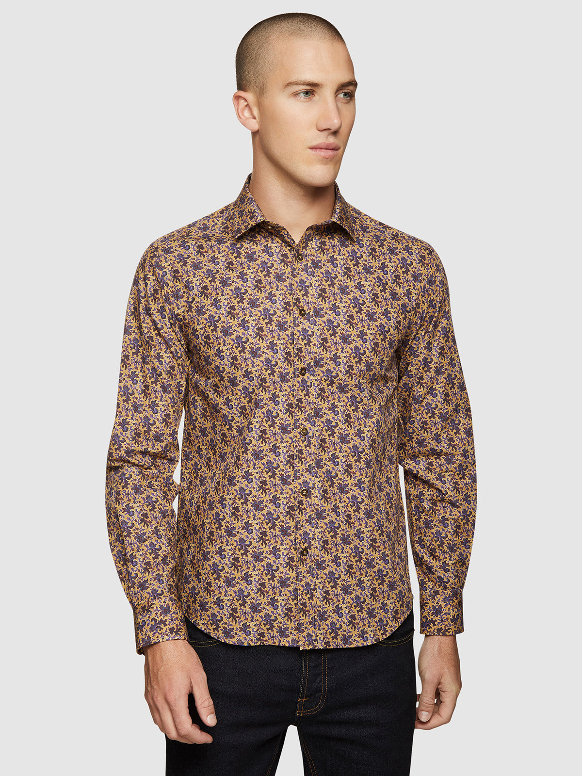 KENTON FLORAL PRINTED LUXURY SHIRT