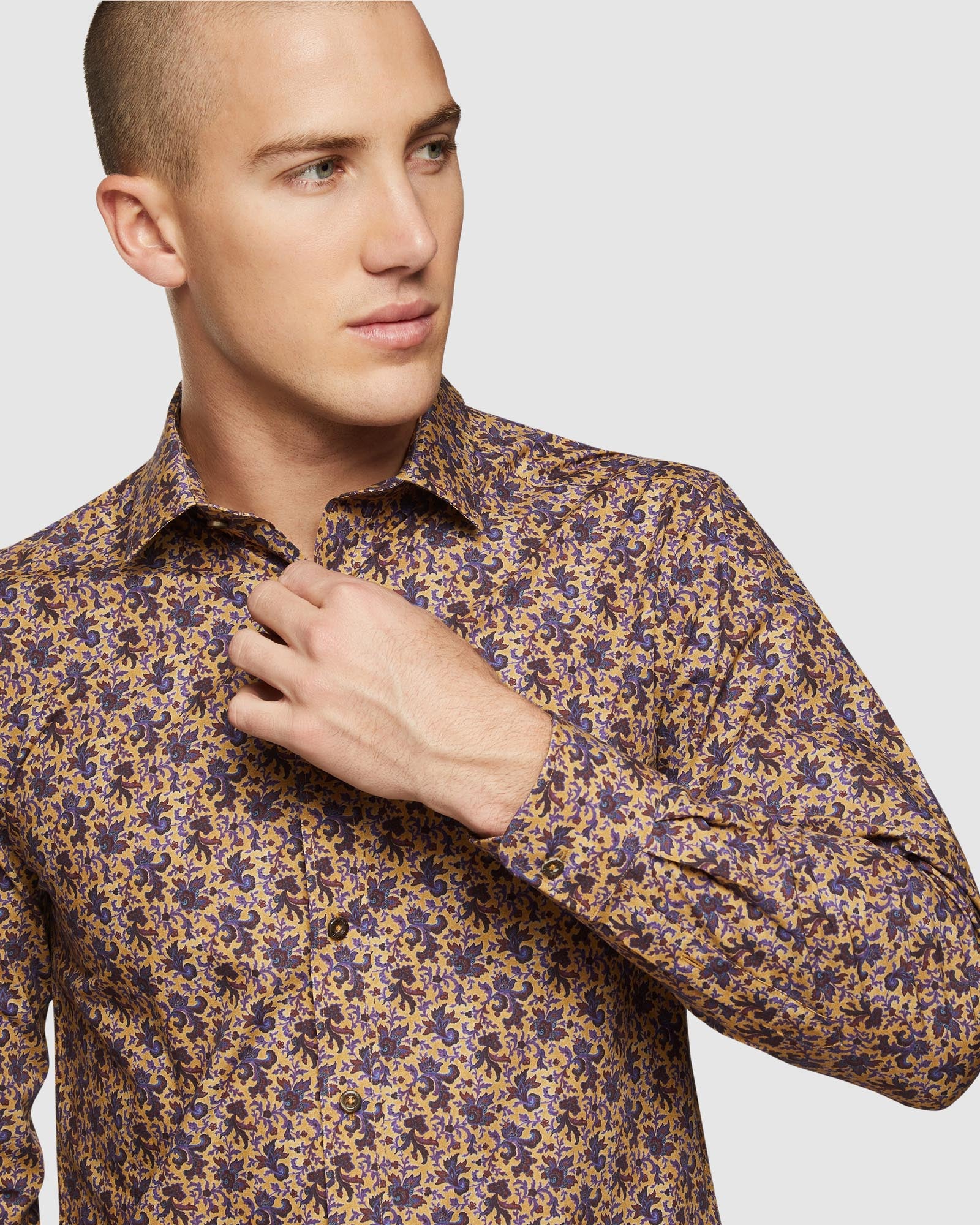 KENTON FLORAL PRINTED LUXURY SHIRT