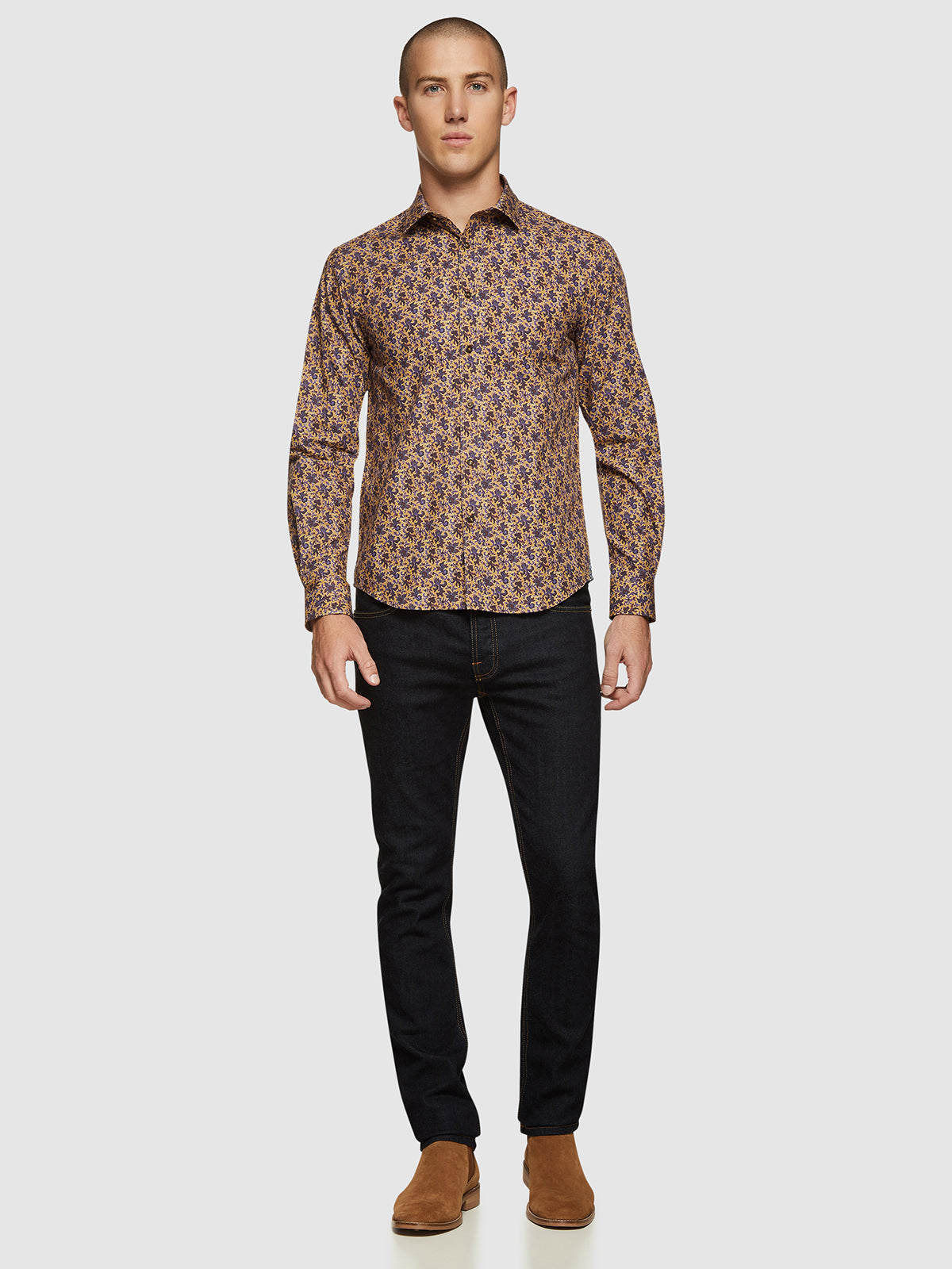 KENTON FLORAL PRINTED LUXURY SHIRT