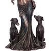 Bronze Mythological Hecate Moon Goddess Figurine 34cm | Gothic Giftware - Alternative, Fantasy and Gothic Gifts