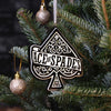 Officially Licensed Motorhead Ace of Spades Hanging Festive Decorative Ornament | Gothic Giftware - Alternative, Fantasy and Gothic Gifts