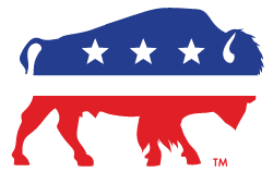 Liberty Maniacs Bull Bison Logo