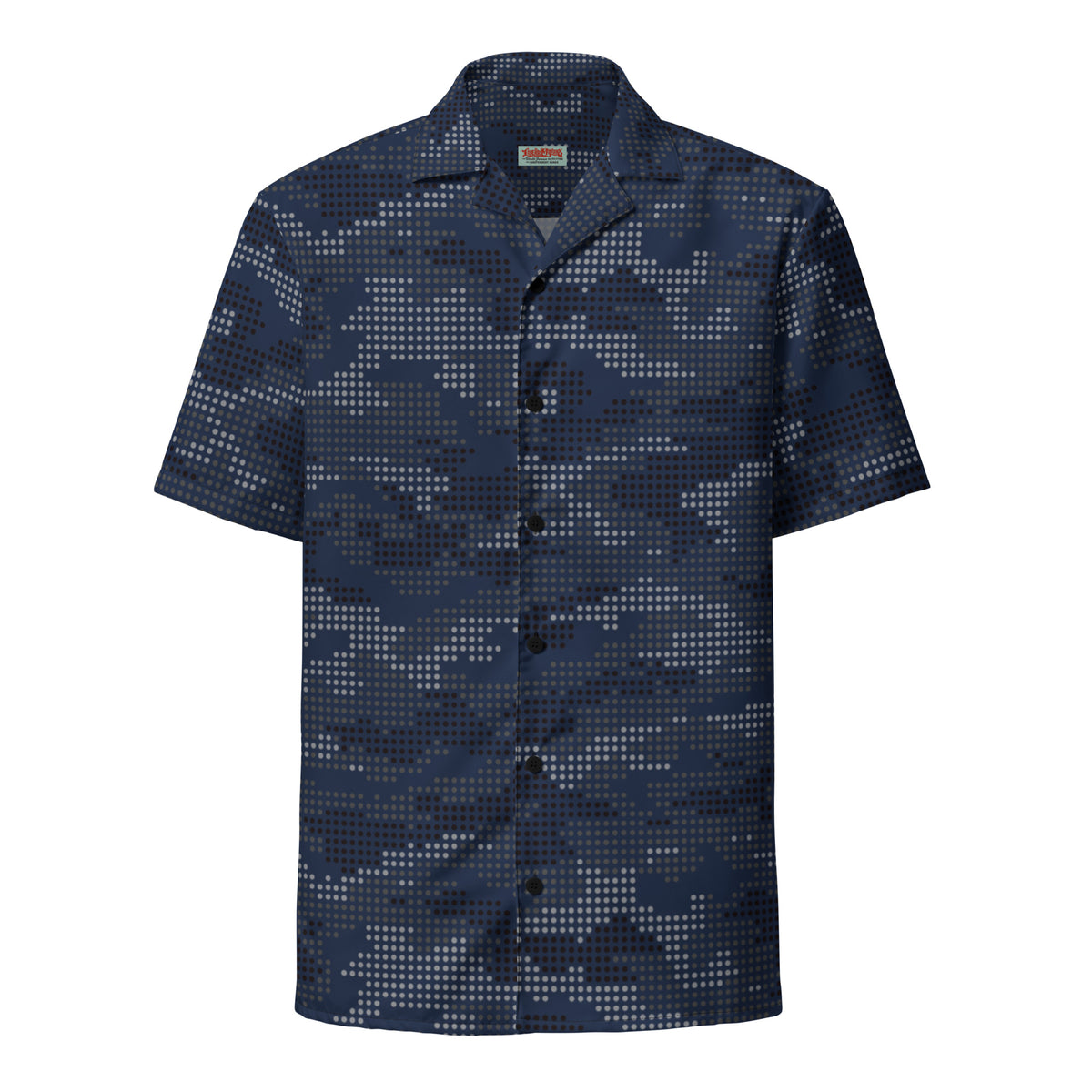 517 Indigo Camo Jacquard  Gustin Shirts Button Down Shirts