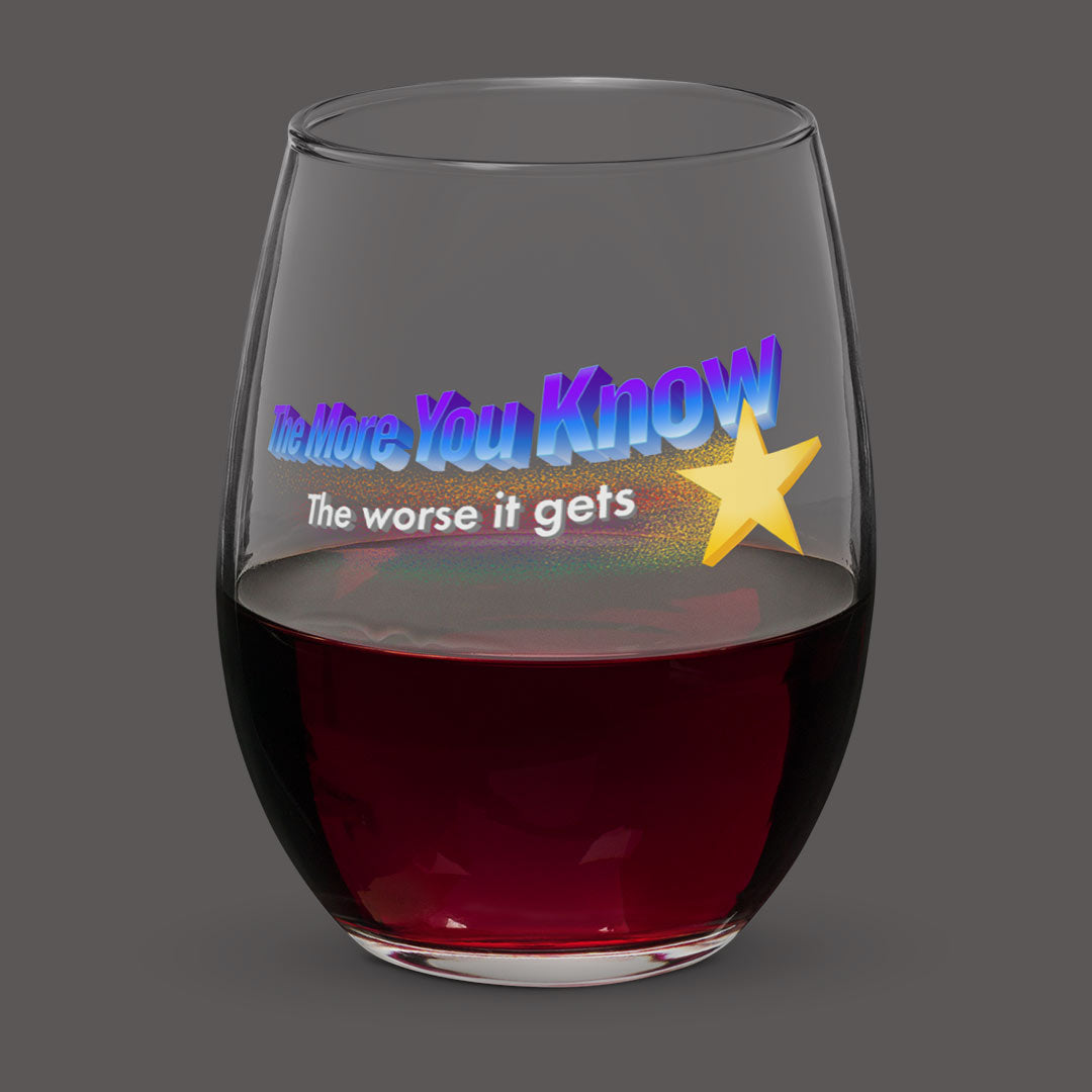 Keep It Together Stemless Wine Glass - Liberty Maniacs