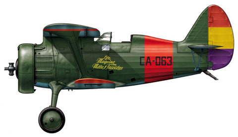 This Russian-donated Polikarpov I-15 holds an example inscription “ESTA MÁQUINA MATA FASCISTAS.”  