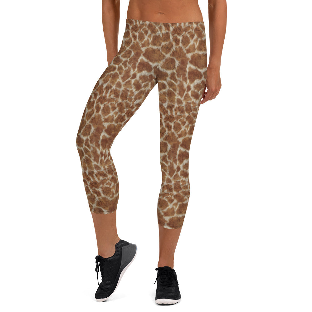 Snake Skin Capri Leggings - Liberty Maniacs