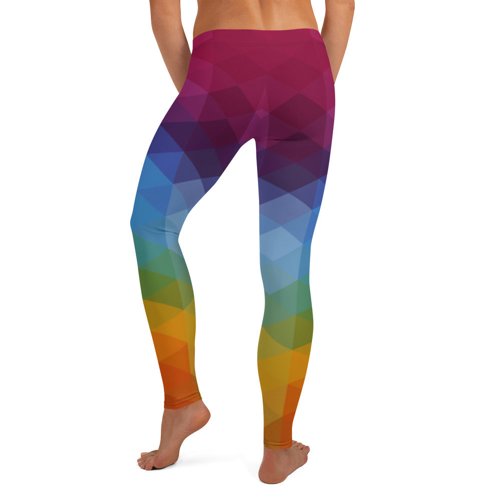 Cheeky Monkey Women's Activewear Leggings – Rainbows & Sprinkles