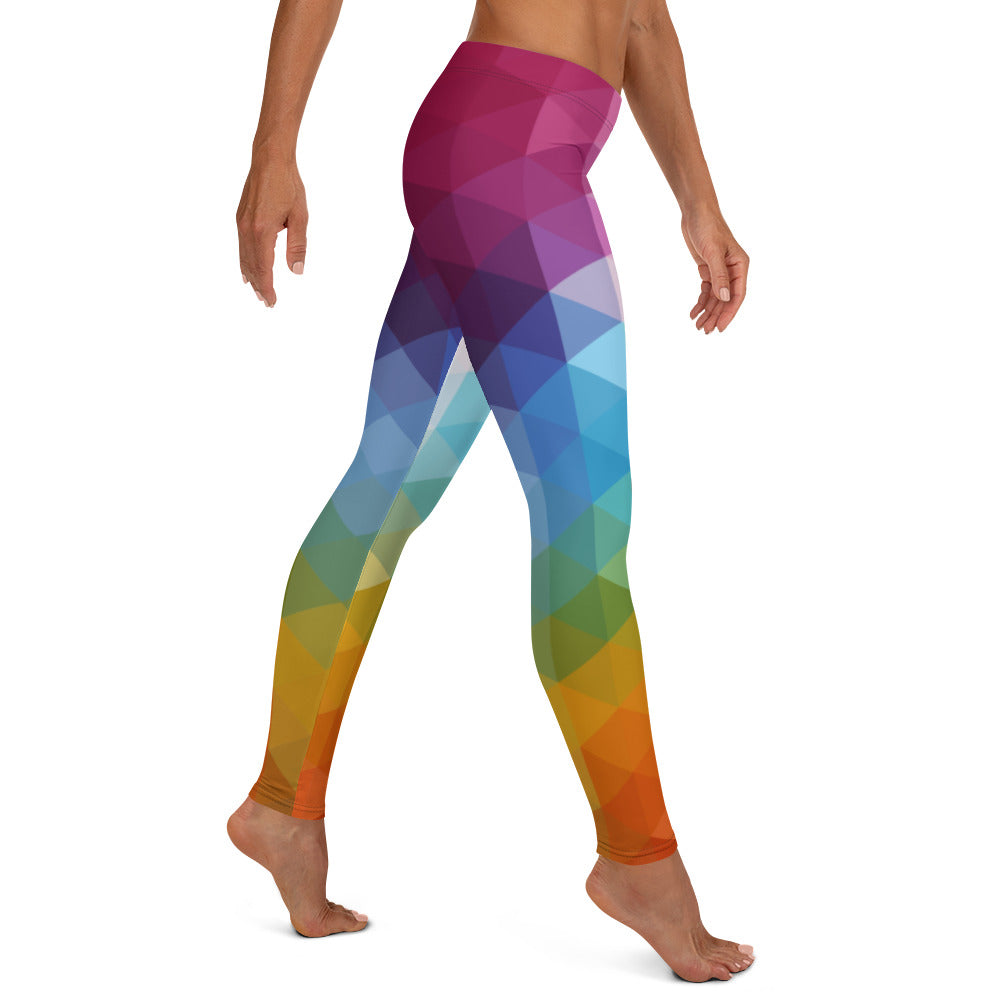 Rainbow Boogie Plus Size Leggings