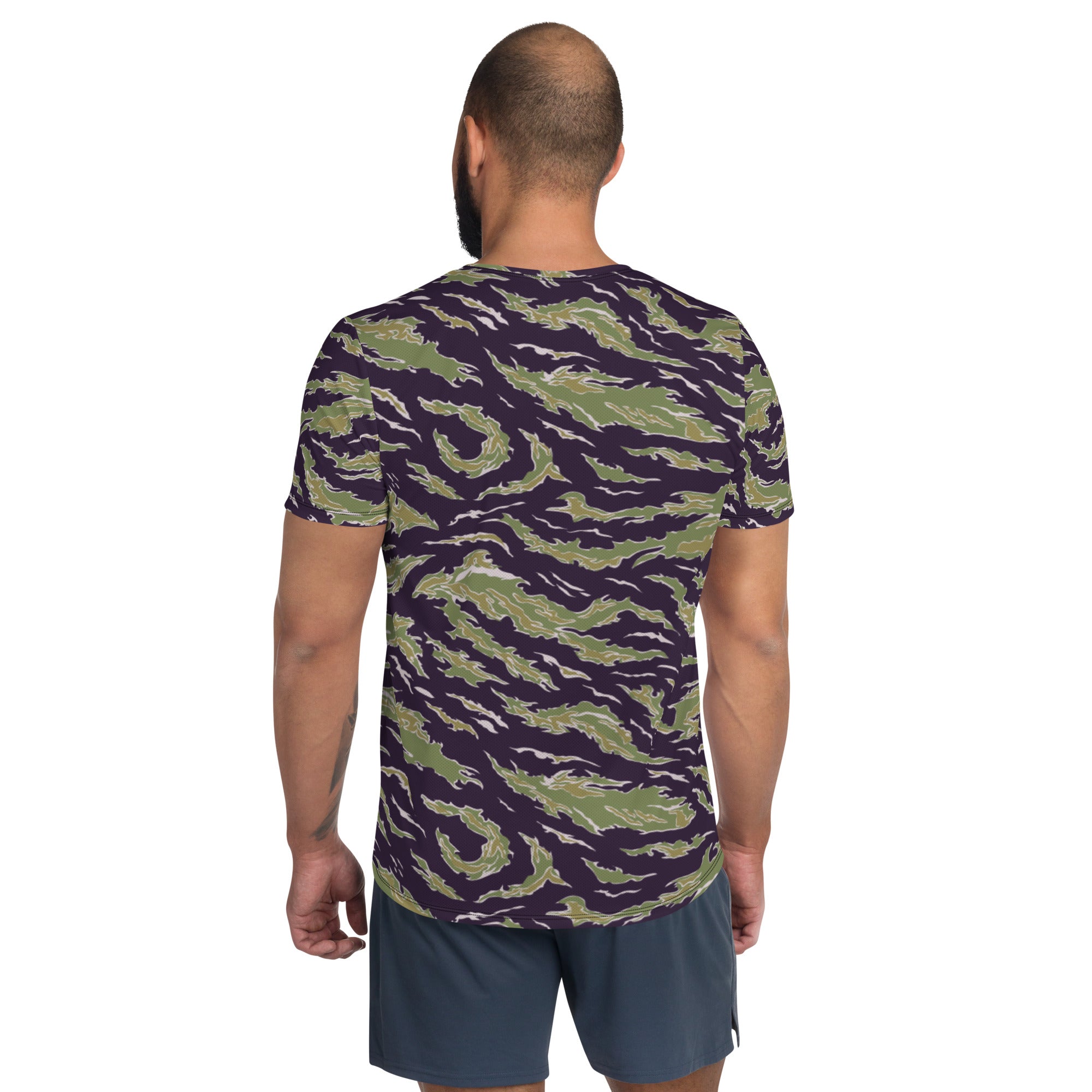 Aloha Camo Men's Athletic T-shirt - Liberty Maniacs