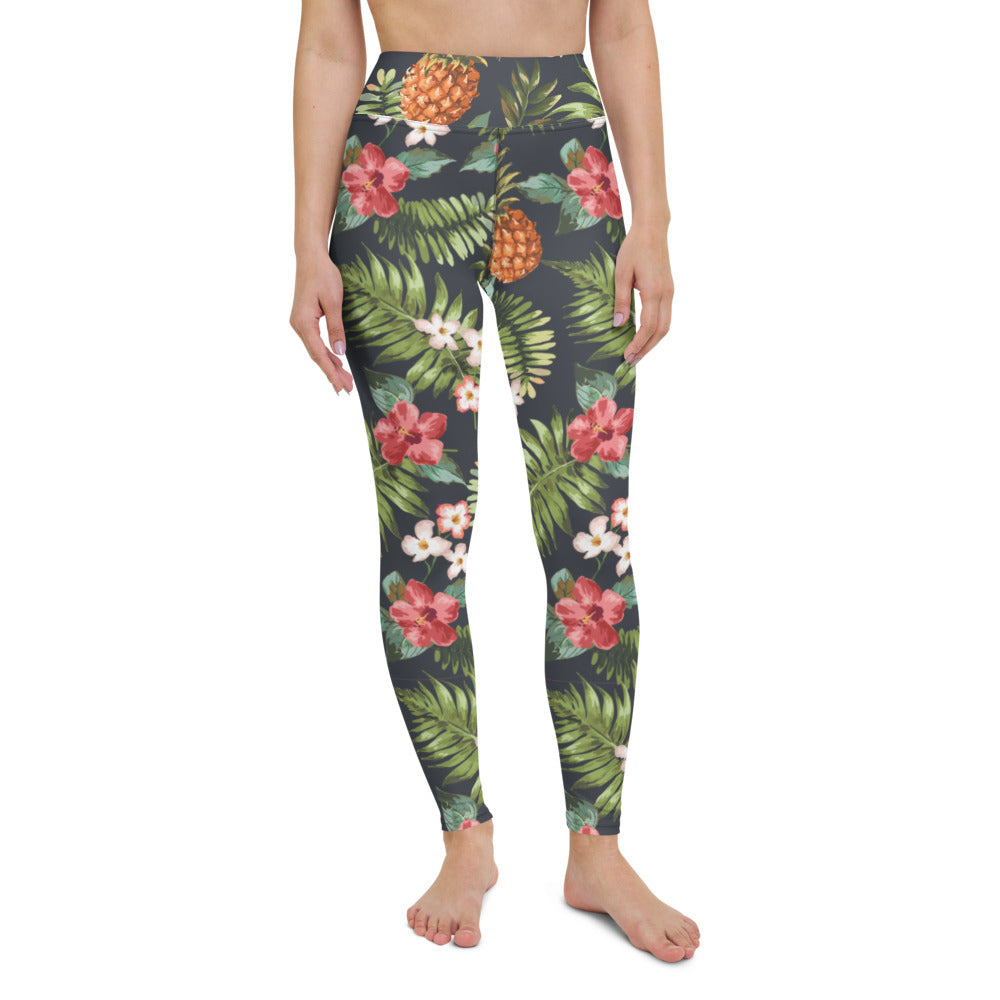 Floral Lilly Yoga Pants - S