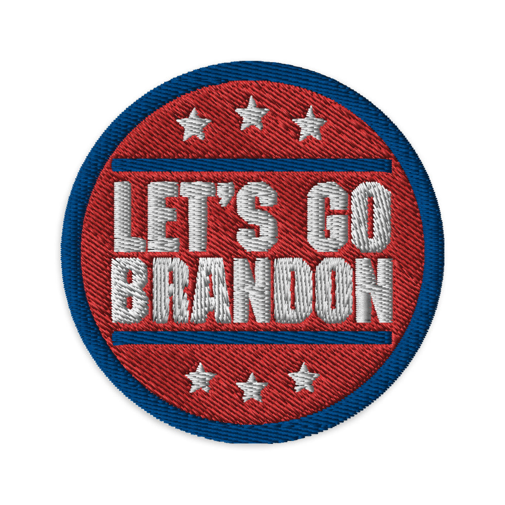 The Millenary Embroidery Patch - Lets Go Brandon Patch – 2 Pack