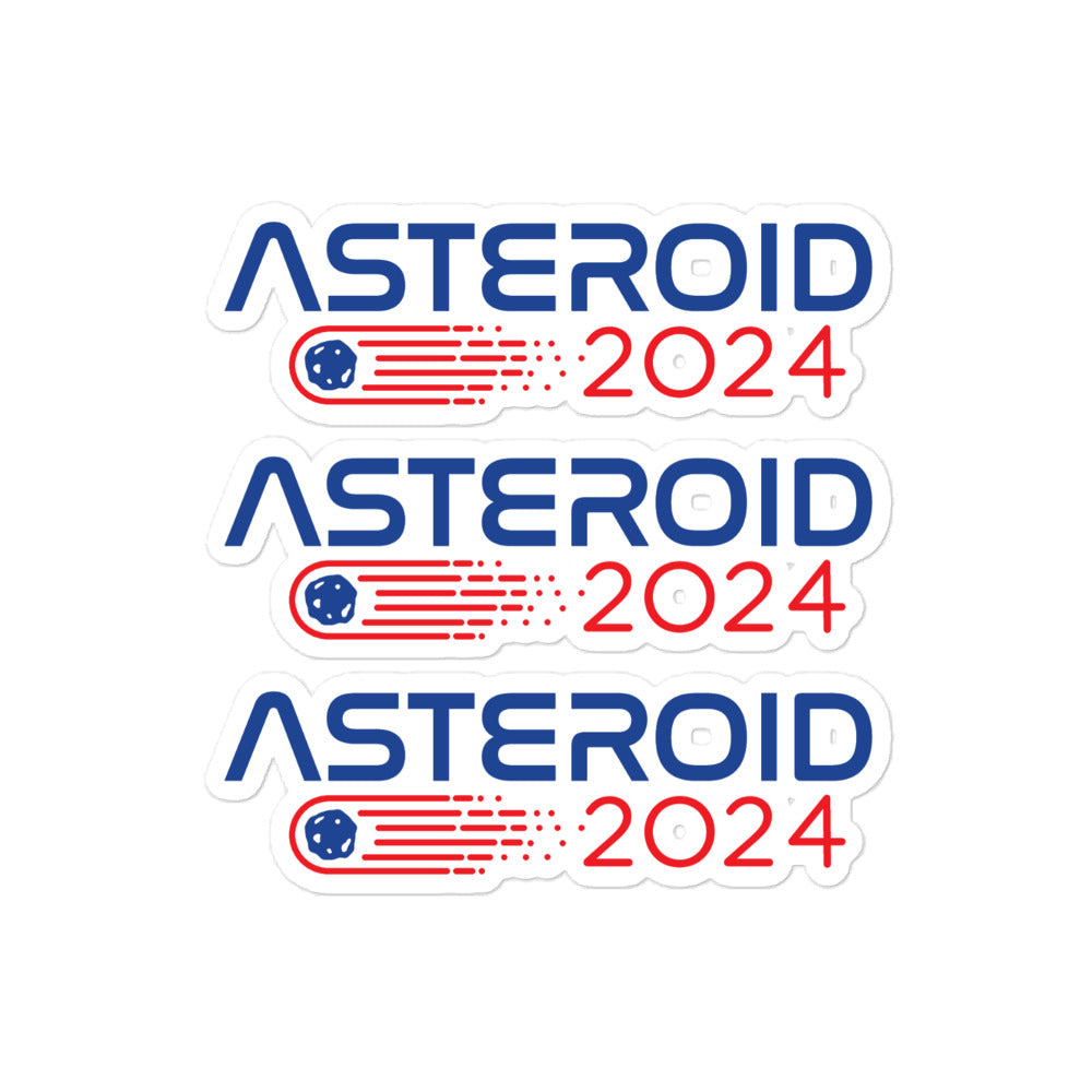 Asteroid 2024 Sticker Set Liberty Maniacs