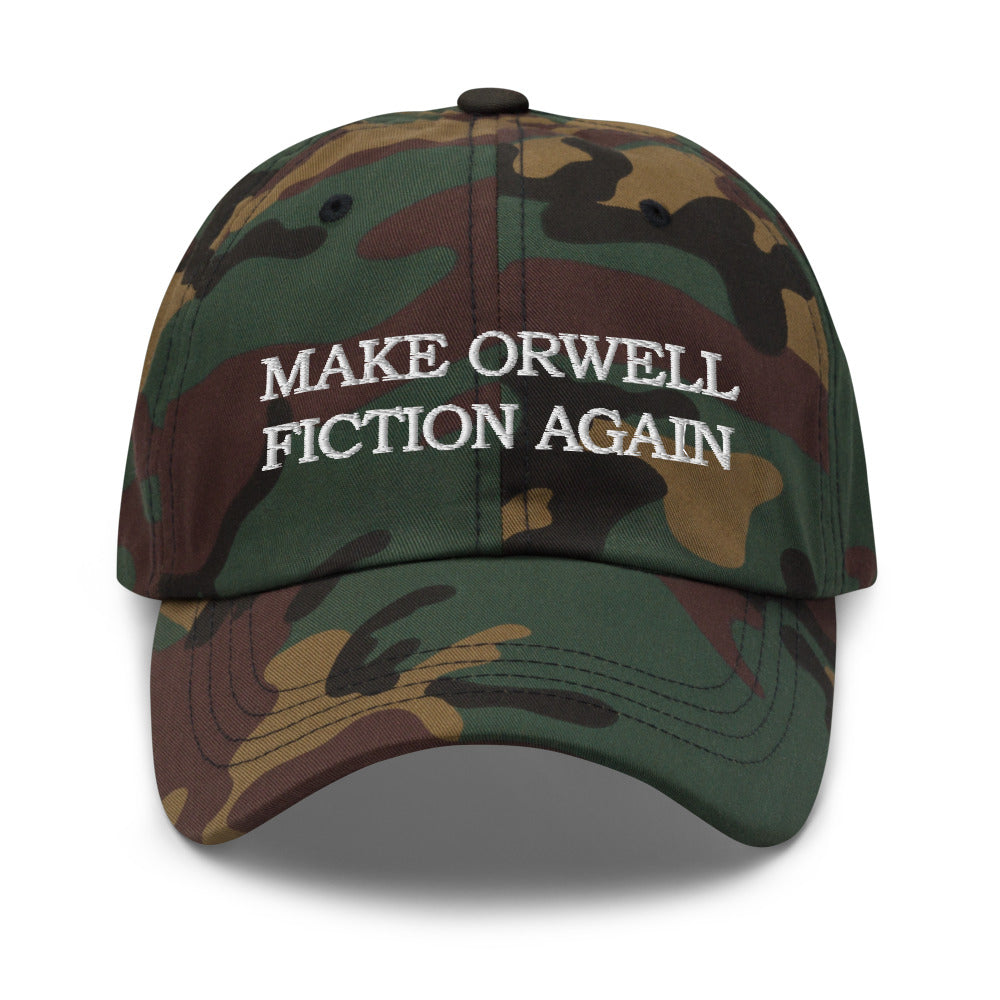 Make 1984 Fiction Again Baseball Cap, Funny Baseball Hats, Gifts