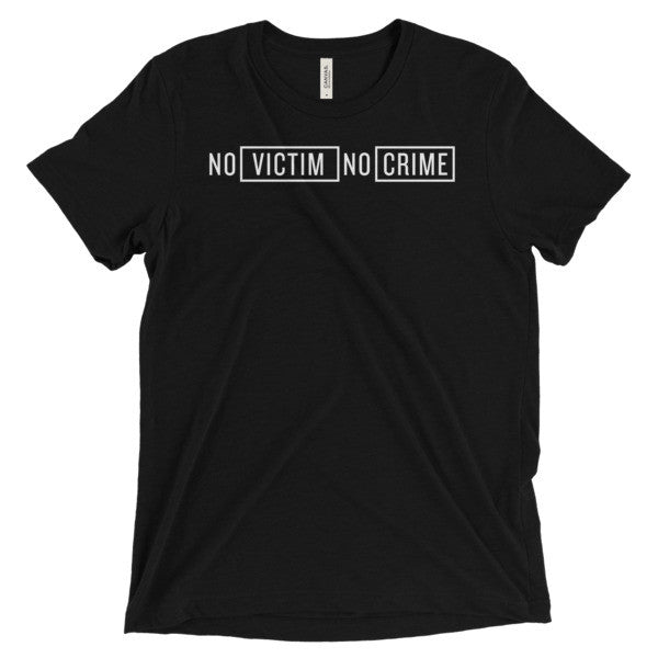 No Victim No Crime Premium Triblend T-Shirt - Liberty Maniacs