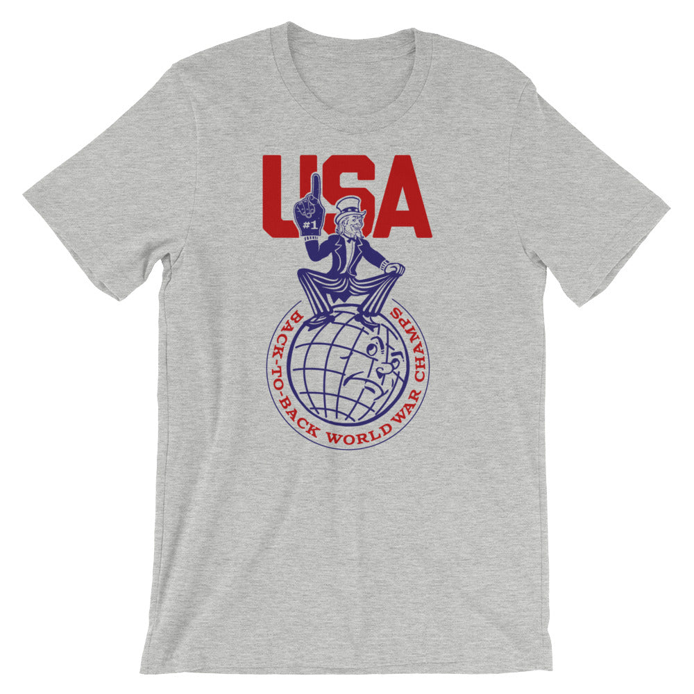 Usa Back To Back World War Champs T Shirt Liberty Maniacs