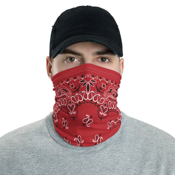 Red Bandana Neck Gaiter - Liberty Maniacs