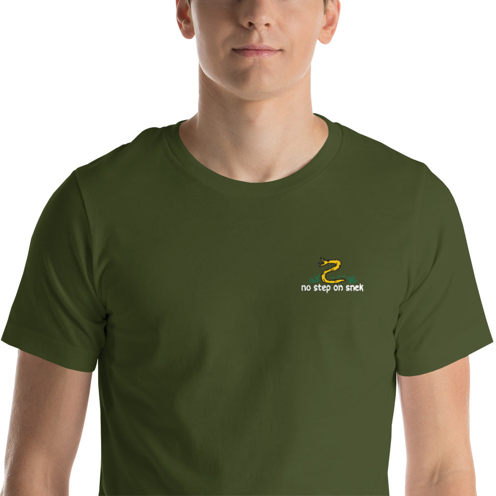 no step on snek snekright Don't tread on me' Men's T-Shirt