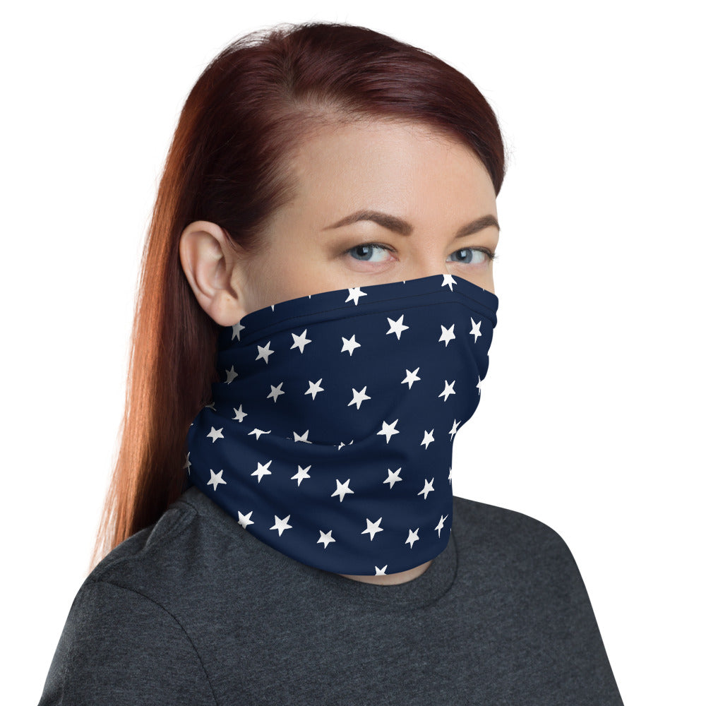 Stars and Stripes Neck Gaiter/ Facemask/ Headband, Rockstarlette