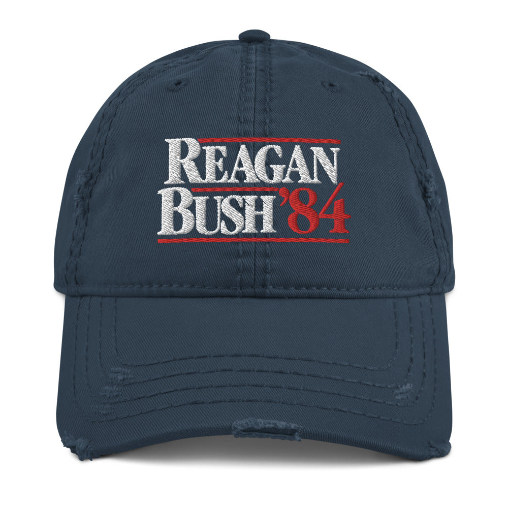 Ronald Reagan 1984 Campaign Retro Distressed Dad Hat