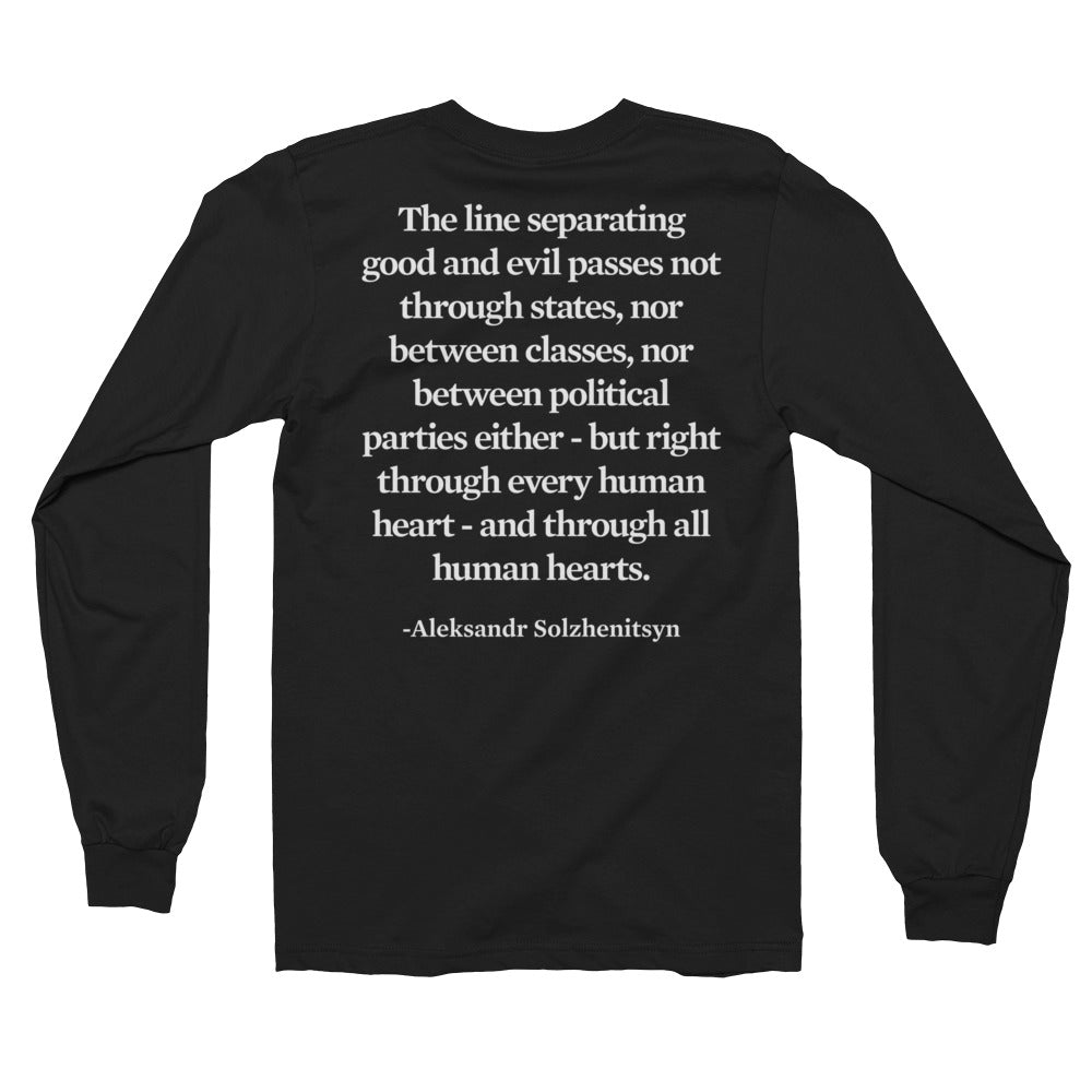 Aleksandr Solzhenitsyn Quote Long Sleeve T Shirt Liberty Maniacs