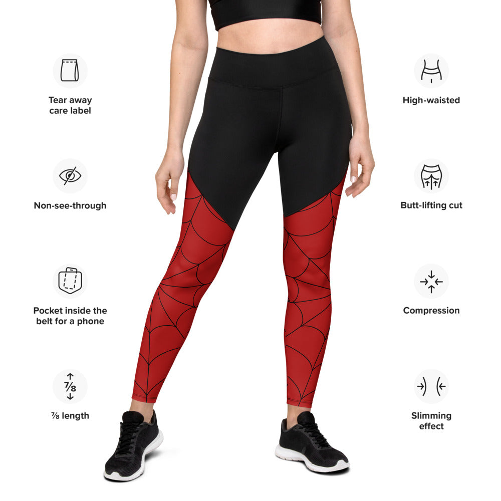 Kaʻula Camo Compression Sports Leggings - Liberty Maniacs