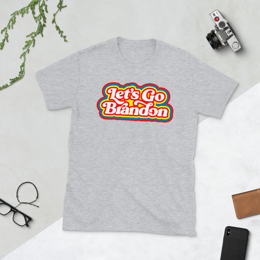 Lets Go Brandon FJB Kids T-Shirt by Flippin Sweet Gear - Fine Art