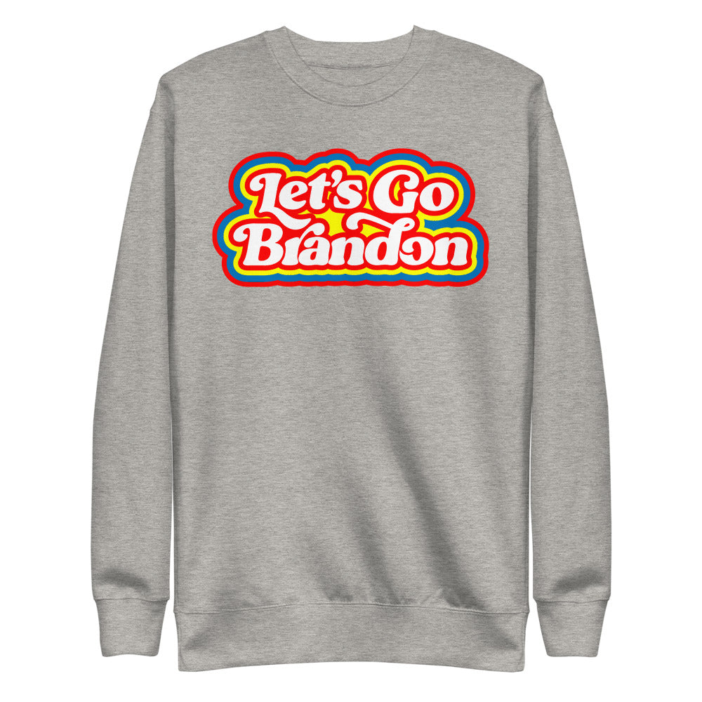 LETS GO BRANDON” graphic tee, pullover hoodie, tank, onesie, pullover  crewneck, and long sleeve tee by gbruins.