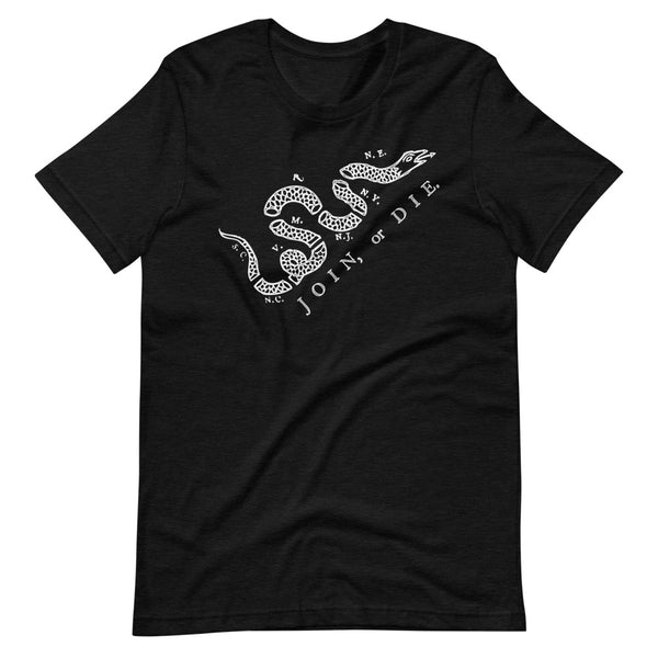 Join or Die Men's Vintage Graphic T-shirt - Liberty Maniacs