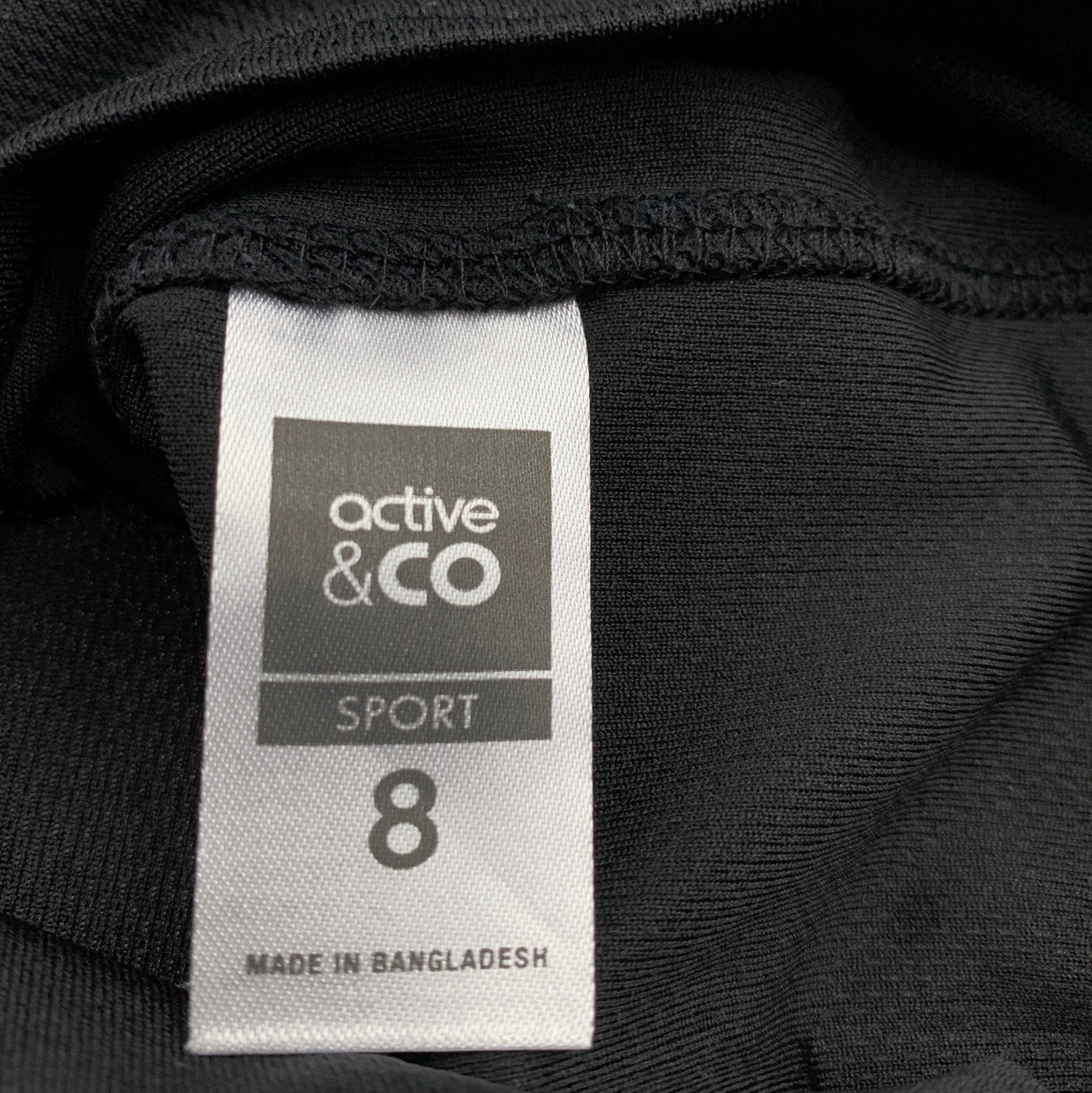 Active Co Black Sports Activewear Top Euc Size 8 Daisychainclothing