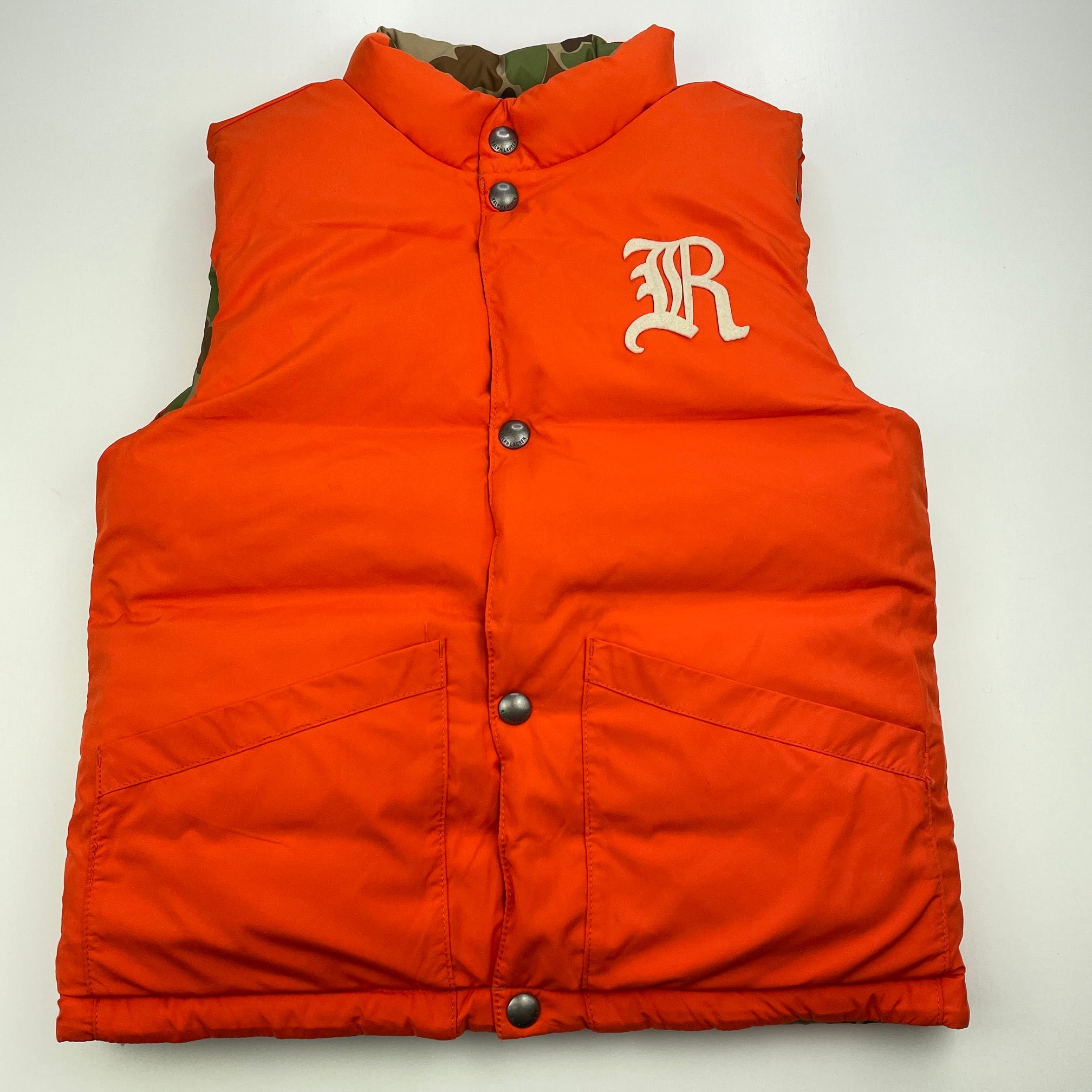 Polo Ralph Lauren, down / feather filled reversible puffer vest / jacket,  GUC, size 6, – DaisyChainClothing