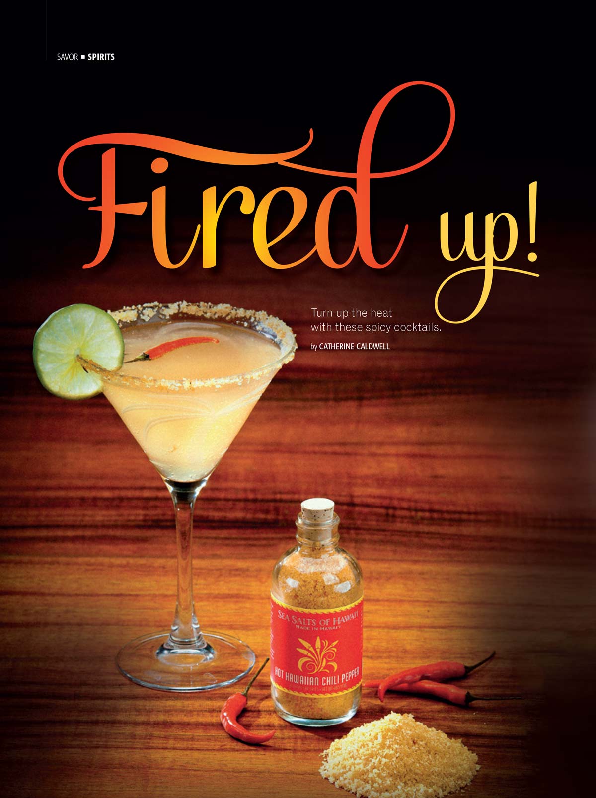 Fired Up Spicy Martini