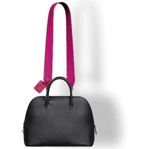Hermès Sangle 50mm Canvas Bag Strap Rouge Vif Courchevel