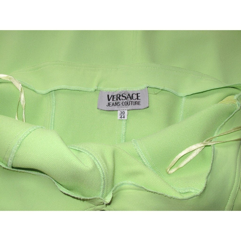 gelijktijdig heroïne openbaar Gianni Versace - Jeans Couture Vintage Pistachio Bustier Dress Sz40 |  poupishop