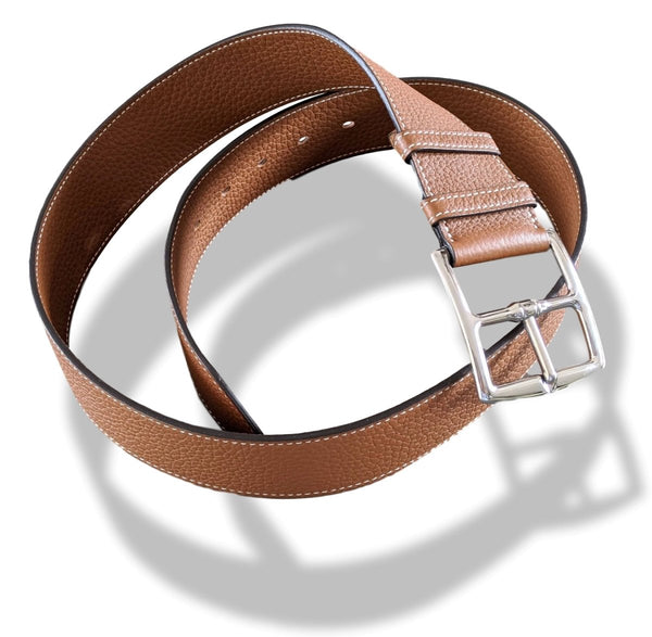 Hermes [144] Bleu de Prusse Taurillon Clemence ETRIVIERE 45 Belt