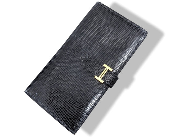 Hermes Vintage Veau Grain Lisse Bearn Wallet, Hermes Small_Leather_Goods