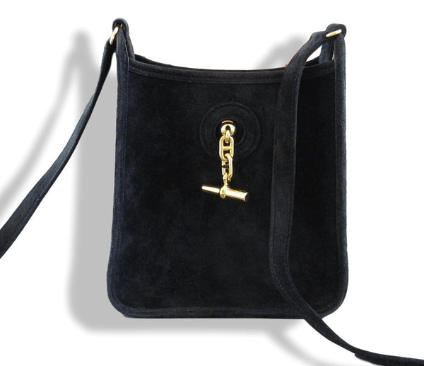 Hermes Brown Studded TPM Mini Vespa Handbag