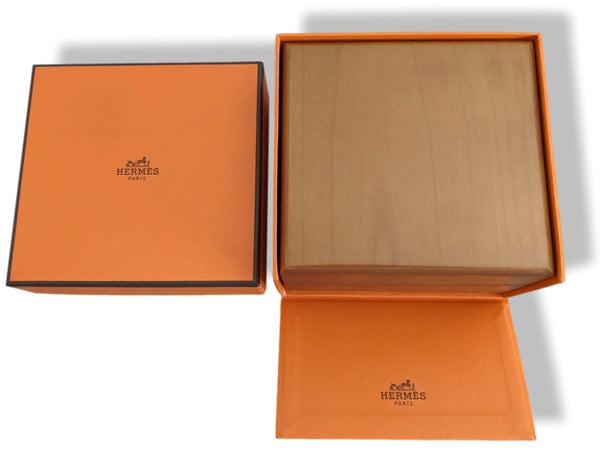 Hermes Red Chevre Mysore Goat Leather Notepad Pendant with Silver Criterium  Pencil BNIB!