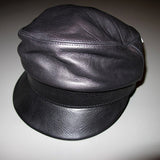 Hermes Black Grained Calfskin Frida Cap Hat Sz54, NWT! - poupishop