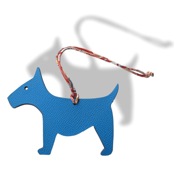 Hermes Petite Ash DOG BAG CHARM. Hes a Big Beauty !