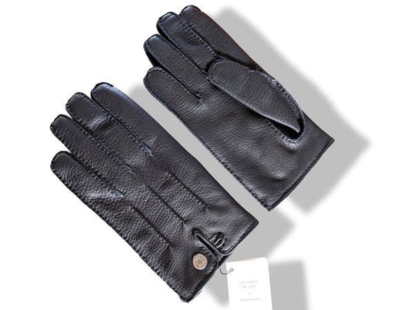 Lacoste - Gants en maille - Noir