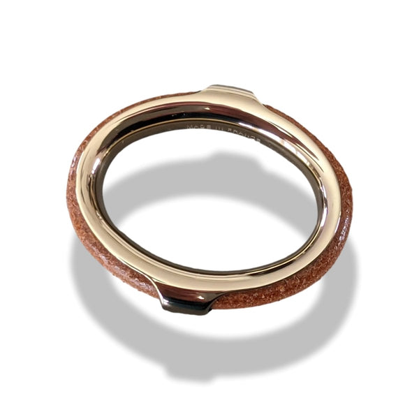 LARGE SCARF RING - EXOTIC WOOD