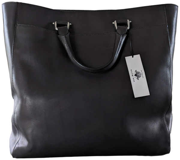 Louis Vuitton Noir/Vert Taiga Brushed Metal  Portable Gibeciere  Garment  Travel Bag GM, New!