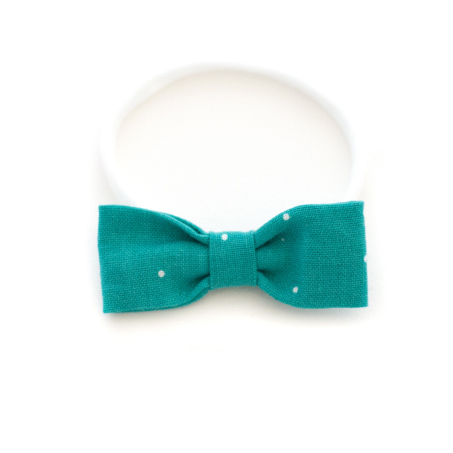 teal baby headband