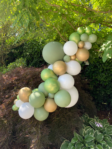 Ballonslinger maken DIY eucalyptus Studio Viertien