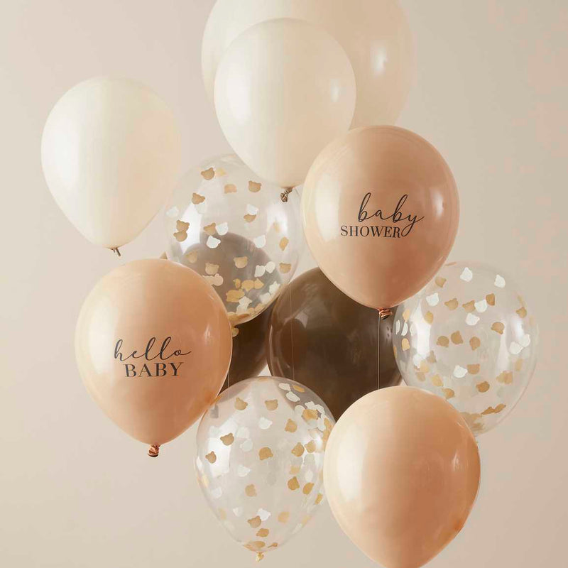 ontwerper Moment klep Ballonnen 'Baby Shower' - 11 stuks – STUDIO VIERTIEN