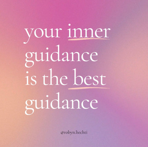 quote about intuition and inner guidance