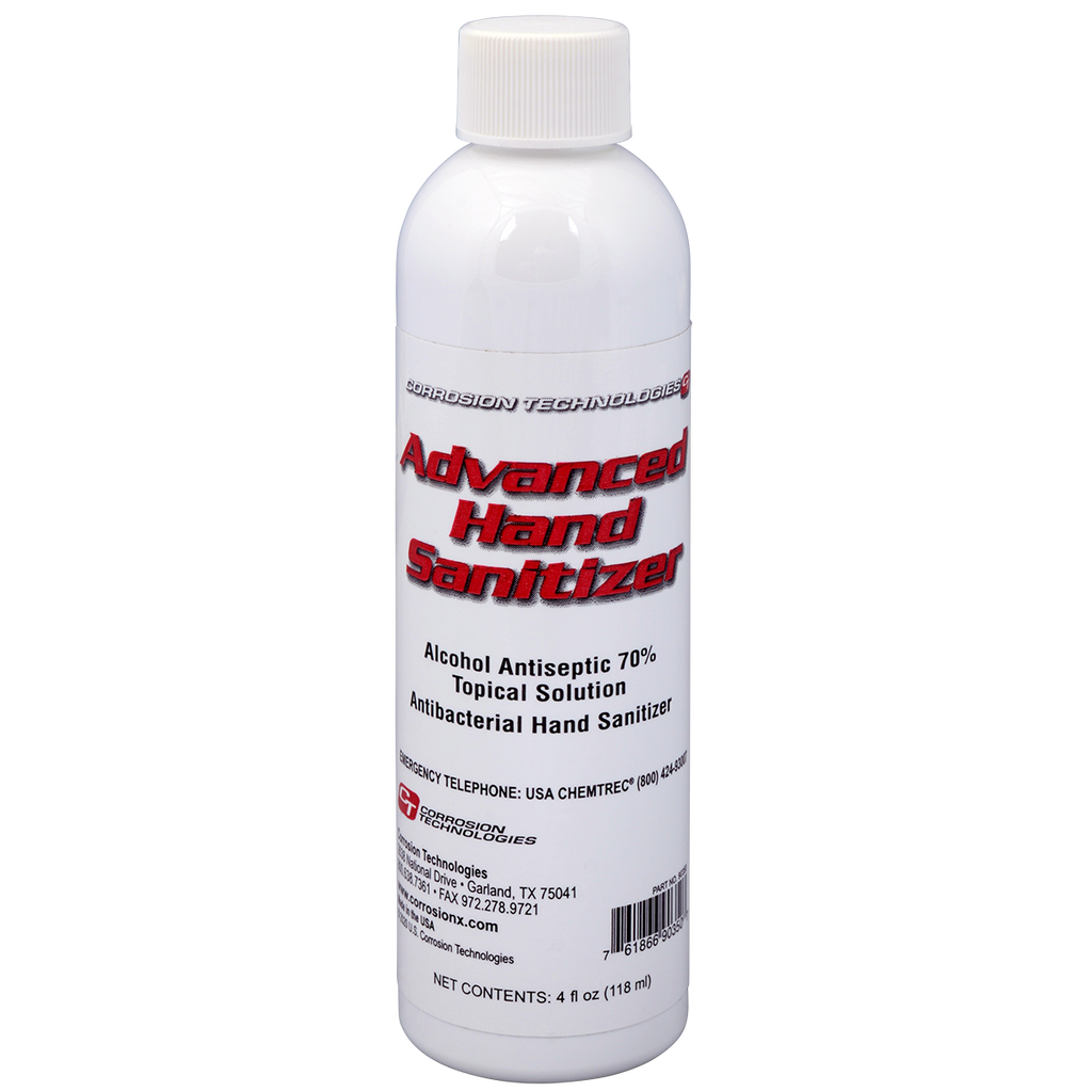 Hand Sanitizer Gel Advanced Formula Corrosion Technologies